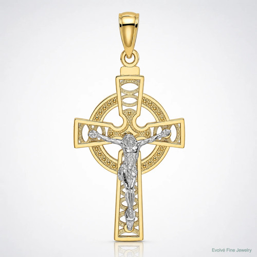 14k bicolor keltisches - bicolor,