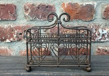 Serviettenständer Herz Metall antikbraun Serviettenhalter Tischdeko Landhausstil