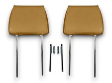 Kopfstützen hinten mit Befestigung Dattel Kunstleder für Mercedes W114 W115 W116