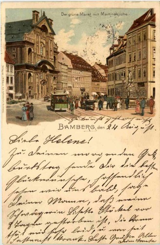 Gruss aus bamberg litho - -,