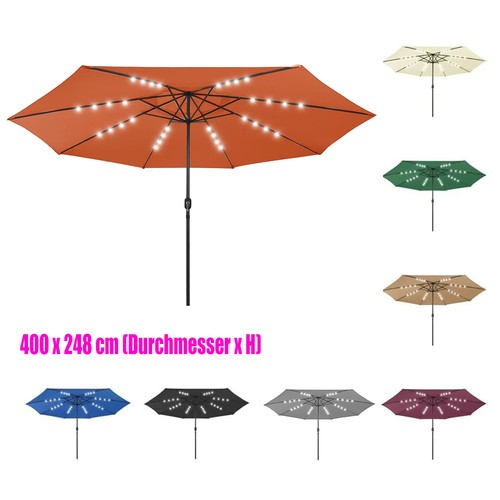 Sonnenschirm mit led leuchten - sonnenschirm,