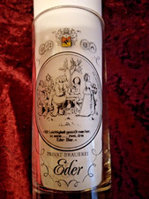 Ein altes Bierglas Glas EDER Pils Bier Privatbrauerei 