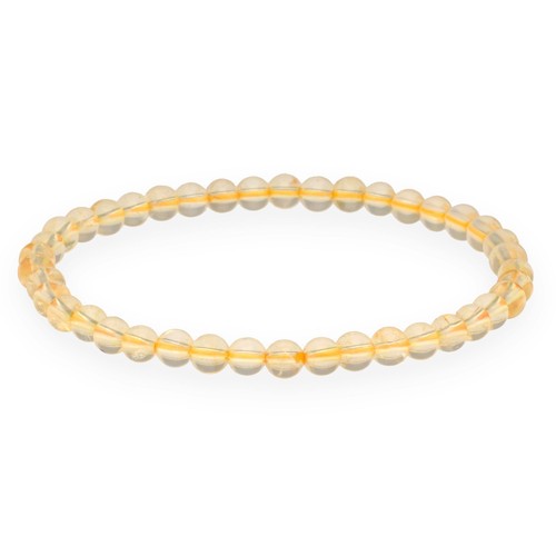 Citrin mini kugelarmband 4mm - citrin, |