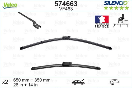 Valeo 574663 wischblatt - 574663, für