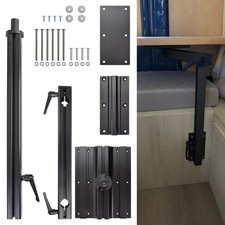 360° Drehbare Tischbein Tischfuß Tischgestell für Yacht Camper Wohnmobil schwarz