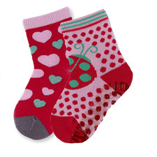 Sterntaler Doppelpack Fliesen Flitzer 898042 Marienkäfer & Herzen Neu