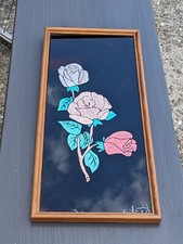 DDR Wandbild bunte Rosen -