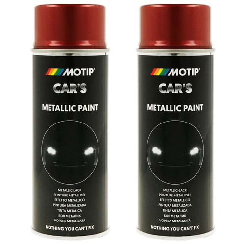 Lackspray rot metallic - , 2x