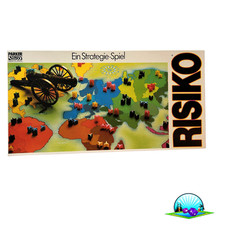 Brettspiel - Risiko - Strategiespiel weiße Ausgabe Parker 1982 - Vollständig