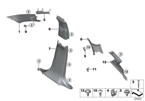 Neu original bmw cover column - bmw, cover,