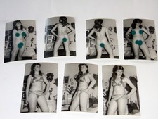 7 x Vintage S/W Foto 13 x 9 cm - DDR 1970er - gleiche Frau Kunst Aktfotos