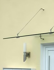 Glasvordach System Edelstahl