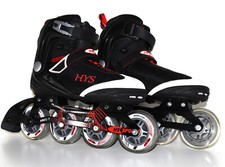 SPEED-PRO Inliner HYS Aluminium Chassis | Unisex Inline Skates Softboot  39