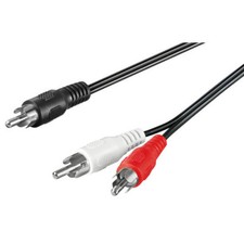 2,5m Y Audio Chinch Cynch RCA