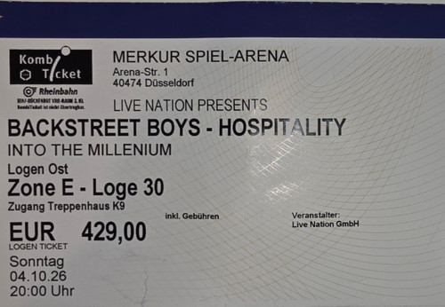 Backstreet boys vip logen - boys,