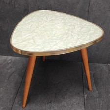 Mid Century Nierentisch 50er 60er Dreibein Blumenhocker Vintage Tisch Ca. 28cm