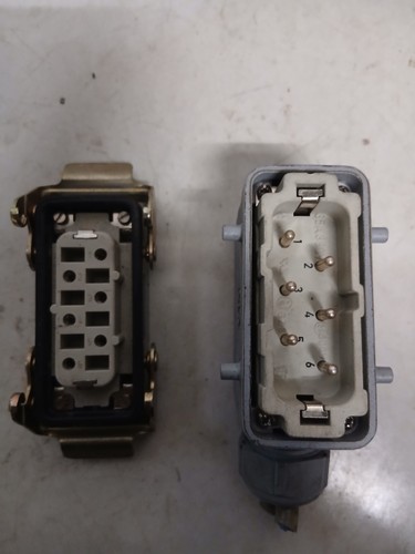 Stecker buchsen 6polig 35 - stecker,, 6polig,