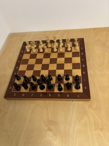 Schachbrett holz vintage - holz,