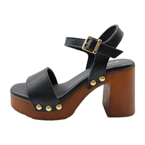 Pollini damen sandalen - sandalen, schwarz
