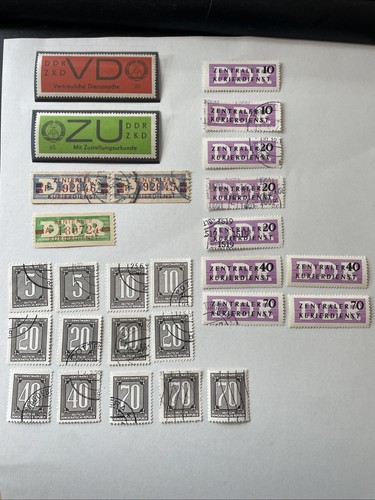 Dienstmarken ddr diverse - ddr,,