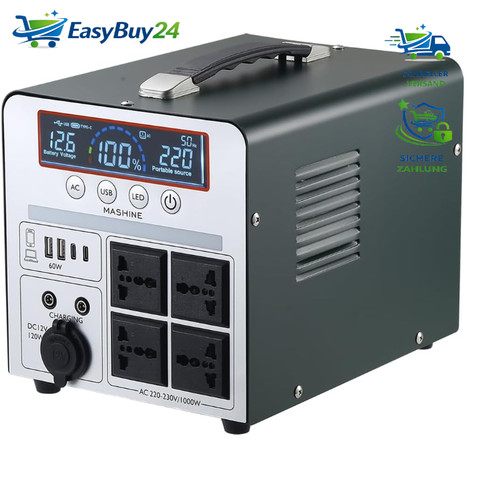 Powerstation 1000w 666wh - powerstation,