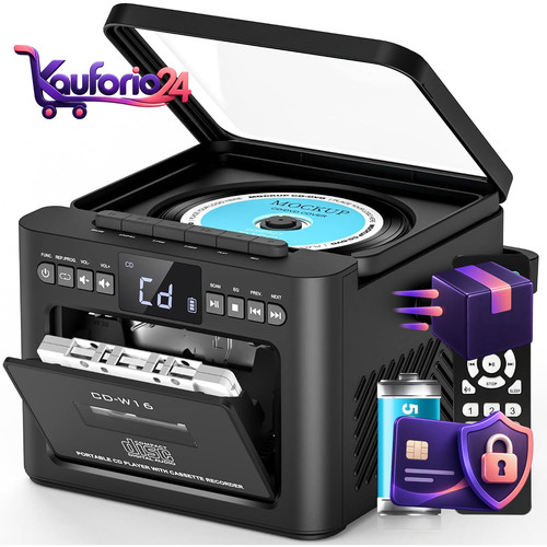 Player tragbar boombox - cd,