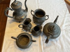 antike Teekanne Kaffee und Kannen Konvolut 6 teile