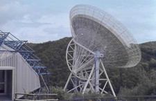altes Color Dia RADIOTELESKOP