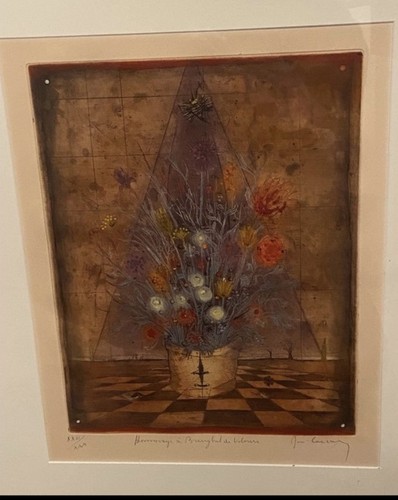René carcan aquatinta 1984 - rené,