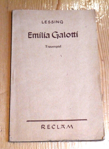 Reclam emilia galotti - reclam,
