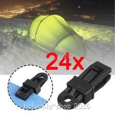 24 Vorzeltteppich Zelt Verstellbar Clips klammer Kunststoff Camping Clip Outdoor