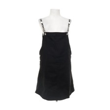 Divided by H&M, Latzkleid, Größe: 44, Schwarz, Baumwolle/Elasthan -QvO