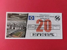 Fan Sammler Ticket 2.Bundesliga 2024/25 Hamburger SV HSV vs Hannover 96
