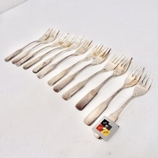 Besteck 12x große Gabel Spaten Solingen versilbert 90er Auflage Silberbesteck