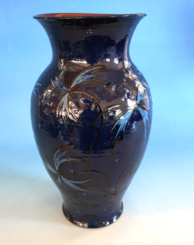 Jugendstil keramik vase - keramik,