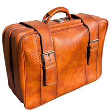 Vintage koffer braun - vintage,