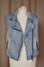 ärmellose Jeansjacke Gr. 38 von Amisu
