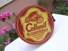 Blechdose " Collonil " für  Motorrad - Lederbekleidung Jacke Hose Stiefel ...