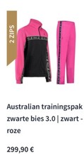 Pinker Australian Trainingsanzug 2-Teilig