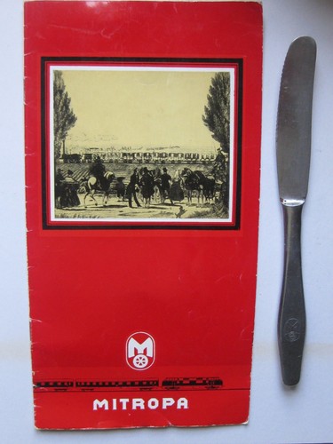 Speisekarte mitropa saxonia - mitropa,