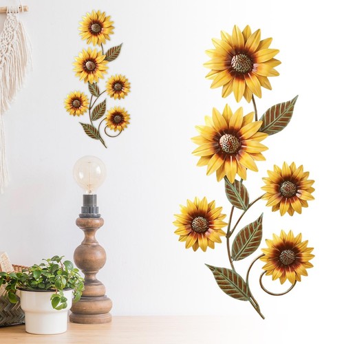 Gelbe metall sonnenblumen - gelbe,