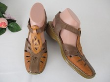 Remonte Brown & Orange Leather