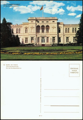 Ansichtskarte bonn villa - bonn,