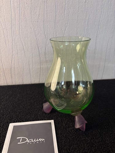Daum france tripod vase - daum,