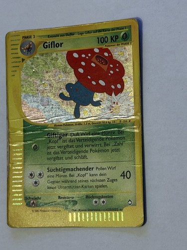 Pokémon pokemon karte - karte:, giflor