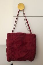 Handtasche, Seide, Marke: René Lezard, rot schillernd, Abendtasche, chic