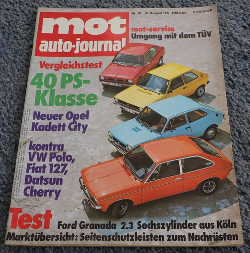 Mot 1975 opel - mot,