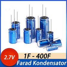 2.7V Super Kondensator 1F/2/3/6.8/8/10/15/20/50F/100F to 400F Farad Kondensator