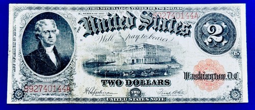 Dollar 1917 usa - dollar, banknote
