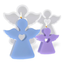 2 Stück Kerzen Silikonform 3D